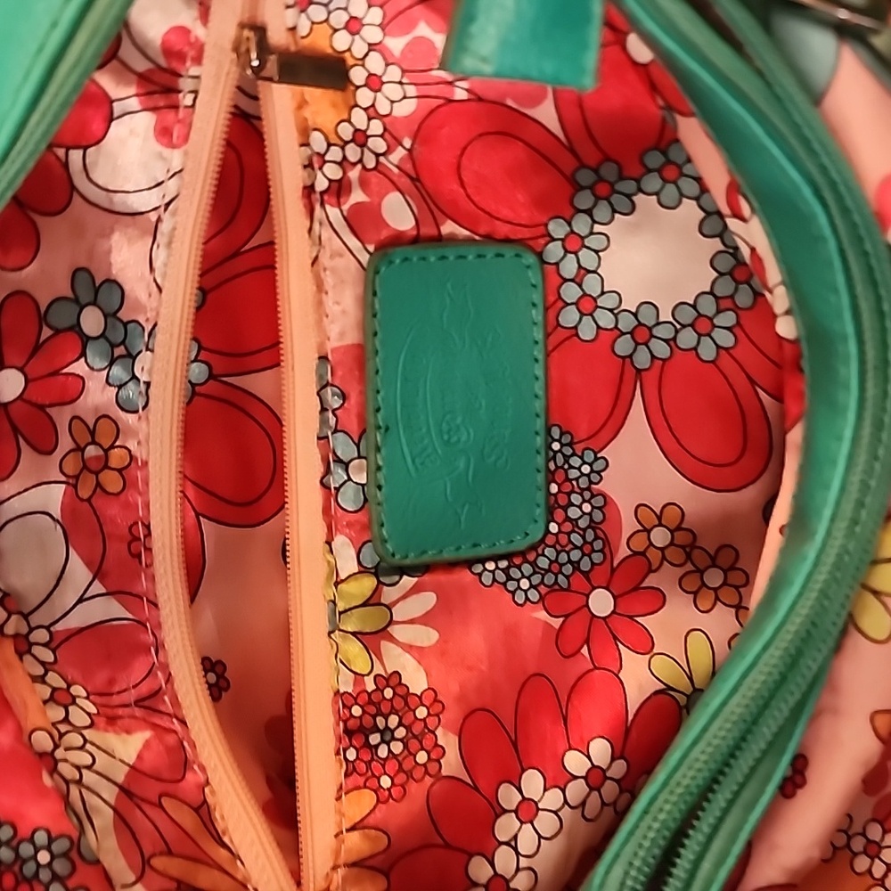 Revolution Green Studded Vegan Purse - Picture 5 of 9